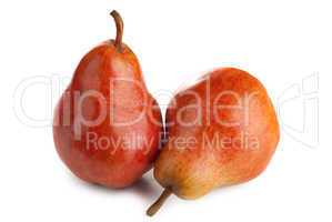 Two fresh pears