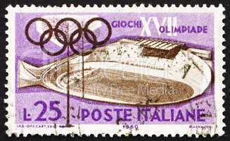 Postage stamp Italy 1960 Velodrome, Rome