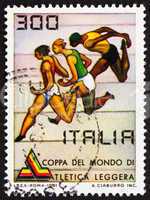 Postage stamp Italy 1981 shows World Cup Races