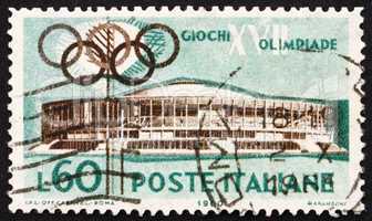 Postage stamp Italy 1960 Sports Palace, Rome