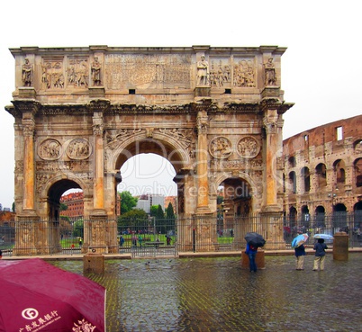 Arch of Constantine,  Rome