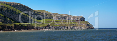 Panoramic view of Great Orme" in Llandudno, Wales