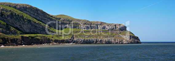 Panoramic view of Great Orme" in Llandudno, Wales