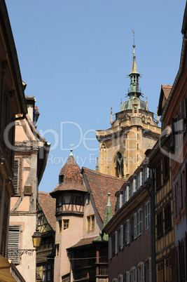 France, Alsace, renaissance house in Colmar