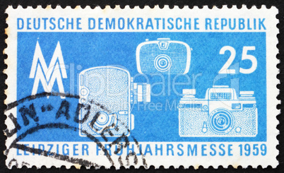Postage stamp GDR 1959 Photographic Equipment