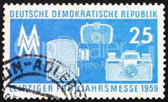 Postage stamp GDR 1959 Photographic Equipment
