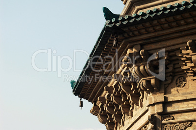 Details of a historic pagoda