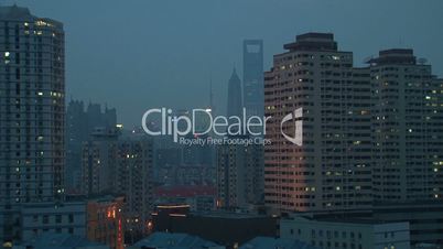 Nachtaufnahme in Shanghai