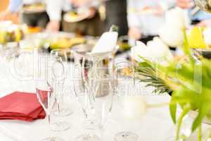 Business celebration wine bottle in cooling bucket