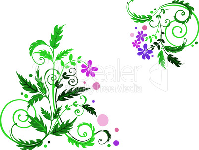 Decorative flower background