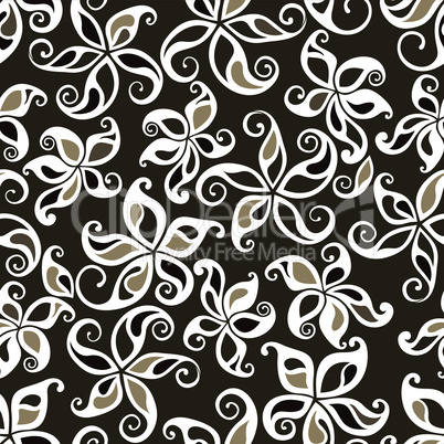 Excellent seamless floral background