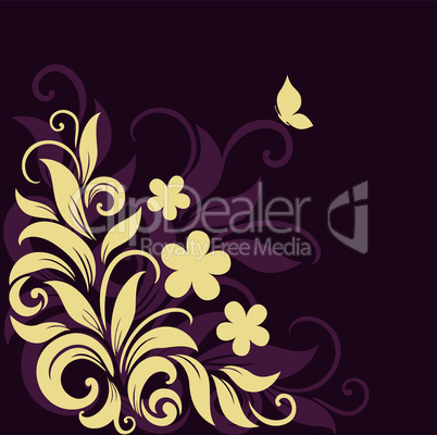 Decorative floral background