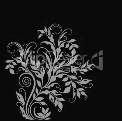 Elegant decorative floral illustration
