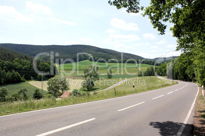 Thüringer Berge nahe Rudolstadt