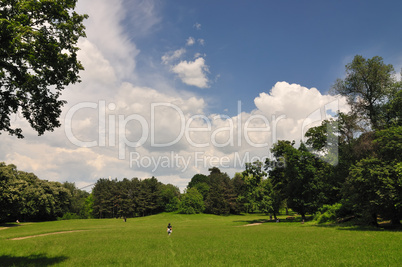 People in park