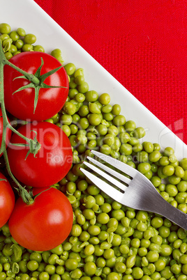 Tomatoes and Peas