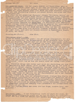 Old typed letter