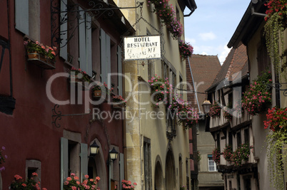 France, the small village of Riquewihr in Alsace