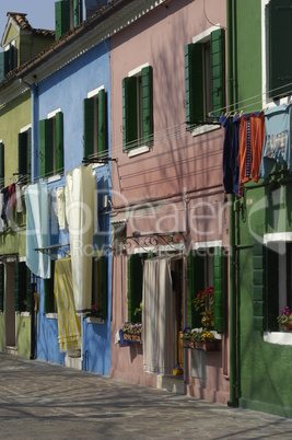 Burano an island near Venice Italy