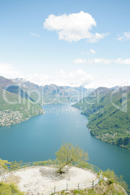 Lake in Switzerland