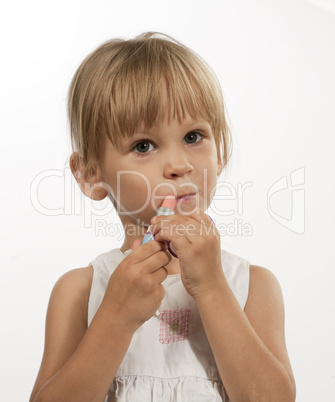 Girl and Lipstick