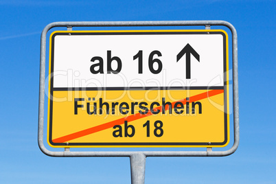 Führerschein ab 16