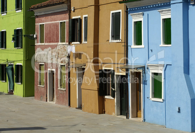 Burano an island near Venice Italy