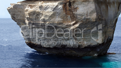 Felsen in Meer