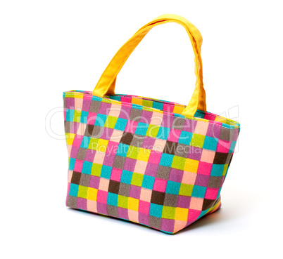 Vibrant Cloth Ladies Handbag
