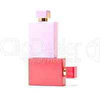Red and Pink Perfume Bottles