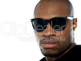 Handsome african wearing sunglasses