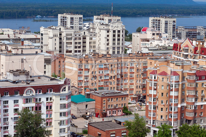 View of the Russian city of Samara in May 2012