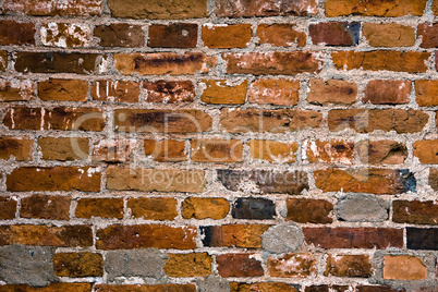 Old brick wall background