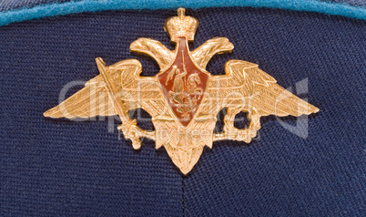 Insignia on russian officer cap (Air Force)