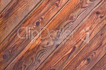 Wooden surface of a board