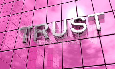 Spiegelfassade Pink - Trust Konzept