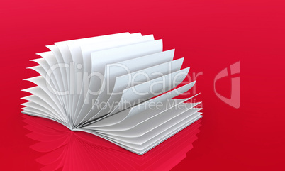 White Book on red