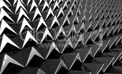 Hintergrund - Pyramiden Matrix Silber