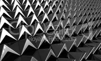 Hintergrund - Pyramiden Matrix Silber
