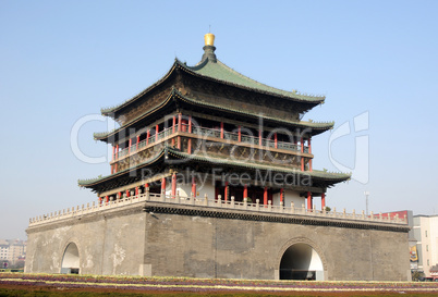 Bell Tower in Xian China