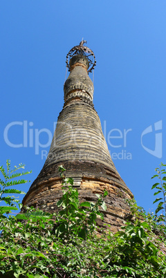 Buddhist stupa in Myanmar