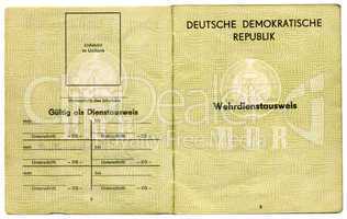 German (GDR) Military ID