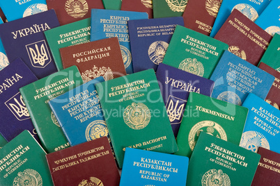 Passports background