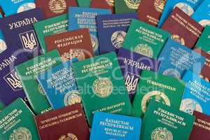 Passports background