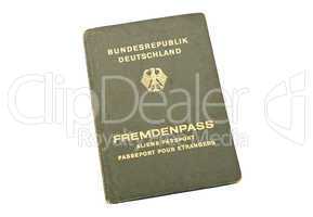 Old Germany Aliens Passport