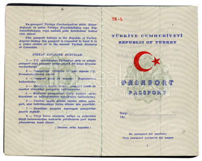 Turkish passport