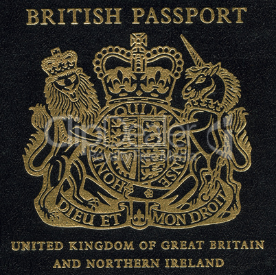 Fragment of Old British Passport
