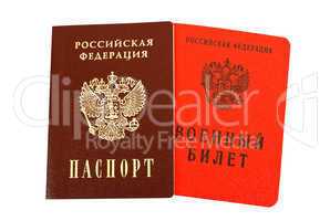 Russian passport and Military ID