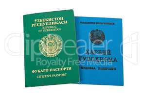 Uzbekistan passport and Military ID