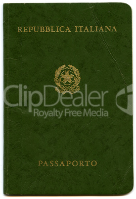 Old Italian passport